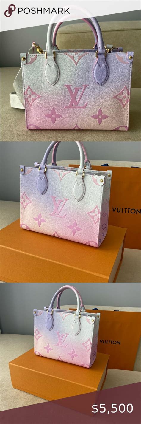 louis vuitton on the go sunrise pastel|louis vuitton sunrise bag.